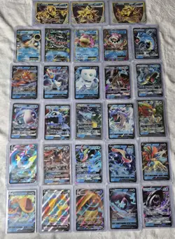 Pokemon Tcg 28 Ultra Rare Water Card Lot Break Gx V EX Vmax Unplayed - Image 1