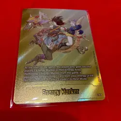 Energy Marker E-72 Gold Manga Booster 02 Dragon Ball Card English - Image 1