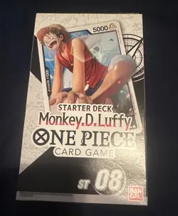 One Piece Card Game Starter Deck - Monkey.D.Luffy ST-08 English New sealed - Image 1