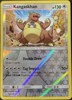 Kangaskhan 163/236 Sm-Unified Minds Reverse Holo - Pokemon Card - Image 1