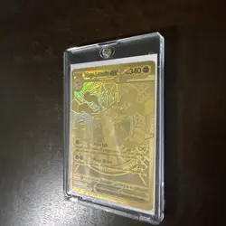 Pokemon Mega Lucario EX Gold Ultra Secret Rare Holo Card 188/132 - Image 3