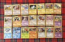 Pokemon TCG Collection Lot Of 21 LP To NM Cards With Sleeves + 1 Givvy Card - Image 1