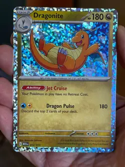 POKEMON DRAGONITE 12/15 HOLOFOIL PROMO MCDONALDS NM CARD - Image 1