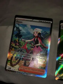 Lot of 2 Recent Phantasmal Flames Pokemon Cards Dawn 129/094 and Dawn 118/094 NM - Image 2