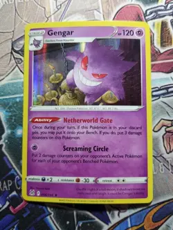 Gengar 66/196 Lost Origin Holo Rare Pokemon Card Pokemon TCG - Image 1