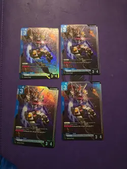 Gundam Card Game Heroic Beginnings RX-78-2 ST01-001 English LR x4 - Image 1