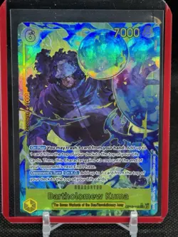 Bartholomew Kuma SEC (parallel/AA) OP12-119 One Piece Card Game ENGLISH - Image 1