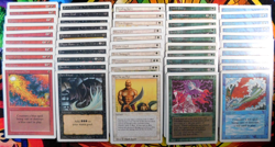 MTG - 50 Vintage cards (Revised Edition) LP/MP - 10 of each color - Image 1