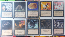 MTG - 50 Vintage cards (Revised Edition) LP/MP - 10 of each color - Image 3