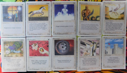MTG - 50 Vintage cards (Revised Edition) LP/MP - 10 of each color - Image 4