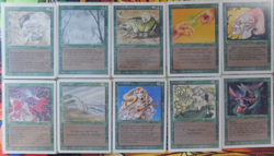 MTG - 50 Vintage cards (Revised Edition) LP/MP - 10 of each color - Image 5