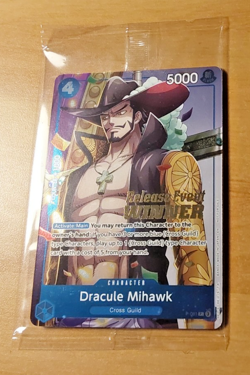 ONE PIECE ENGLISH CARD HOLO CARTE GAME RELEASE EVENT WINNER P-081 EN MINT SEALED - Image 1