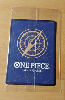 ONE PIECE ENGLISH CARD HOLO CARTE GAME RELEASE EVENT WINNER P-081 EN MINT SEALED - Image 2