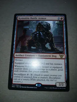 1x - Komainu Battle Armor - kamigawa MTG - Image 2