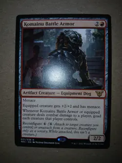 1x - Komainu Battle Armor - kamigawa MTG - Image 3