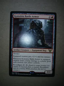 1x - Komainu Battle Armor - kamigawa MTG - Image 4