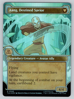 Aang, at the Crossroads FOIL Showcase- MTG Avatar: The Last Airbender TLA - Image 2