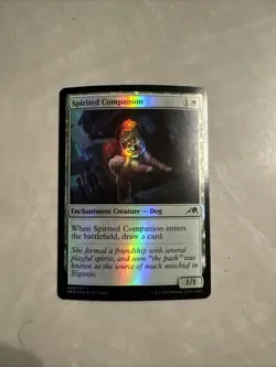 Spirited Companion (Promo Pack) [Kamigawa: Neon Dynasty Promos] Foil MTG - Image 1