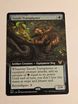 Tanuki Transplanter (Extended Art) X1 NEC MTG Commander: Kamigawa: Neon Dynasty - Image 1