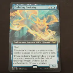Enduring Curiosity Extended Art MTG Duskmourn Rare 371 NM - Image 1
