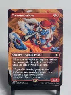Magic the Gathering - Commander Masters - Treasure Nabber - Borderless - Image 1