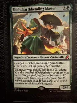 Toph, Earthbending Master 0145 MTG Avatar the Last Airbender Mythic Near Mint - Image 1