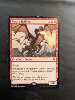 Utvara Hellkite - 144 - MP - Commander 2017 (C17) - MTG - Image 1