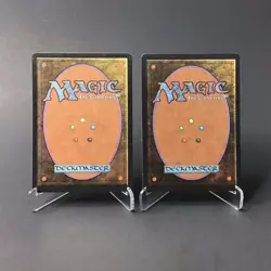 (2) Magic: The Gathering Stream of Life MTG Revised Edition Vintage 1994 LP - Image 2