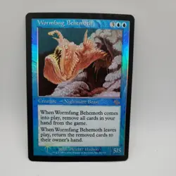Wormfang Behemoth Foil x1 - Judgement - MTG - Near Mint Pack Fresh - Image 2