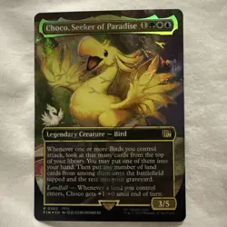 Choco, Seeker of Paradise (Borderless) (Chocobo Track Foil) Final Fantasy Foil - Image 1