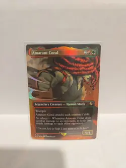 Amarant Coral (Borderless) Commander: Final Fantasy Foil Near Mint - Image 1