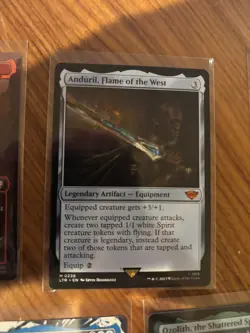 MTG Anduril, Flame of the West Lord of the Rings: Tales of Middle-earth 0236 NM - Image 1