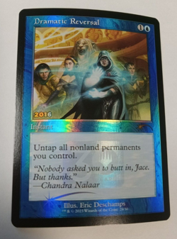 MTG Retro FOIL Dramatic Reversal 30th Anniversary Promo NM - Image 1