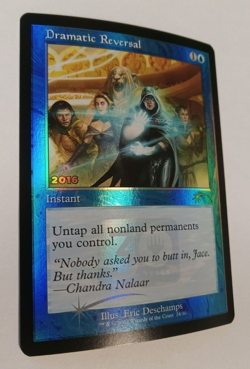 MTG Retro FOIL Dramatic Reversal 30th Anniversary Promo NM - Image 2