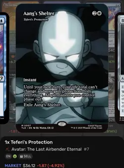 Aang's Shelter - Teferi's Protection (Borderless) Avatar: The Last Airbender - Image 3