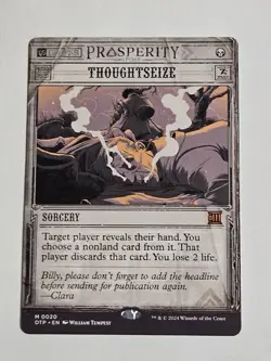 Thoughtseize Outlaws of Thunder Junction: Breaking News Regular - Image 1