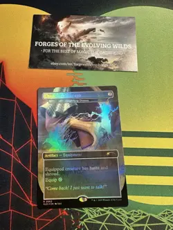 Chancla relampago - Lightning Greaves Foil Secret Lair Nuestra Magia 2062 - Image 1