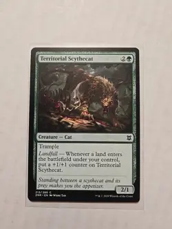Territorial Scythecat - Zendikar Rising - LP - Common - Creature - MTG - Image 1