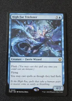 MTG - High Fae Trickster - Foundations - Lightly Played Rare #40 Non Foil - Image 1