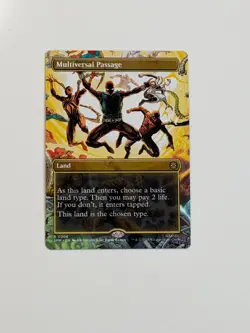 MTG - Multiversal Passage (borderless non-foil) - SPM (NM+) magic spiderman - Image 1