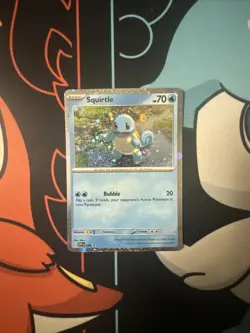 Bulbasaur Charmander Squirtle Pokemon Cards Cosmos Promo Set 046 047 048 NM 151 - Image 3