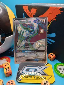 Pokemon TCG Noivern GX Full Art Holo Card SV78/SV94 Hidden Fates Ultra Rare - Image 1