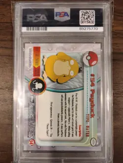 1999 Topps Pokemon TV Psyduck PSA 10 - Image 2