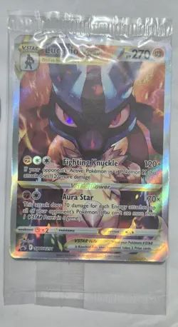 Pokemon TCG Lucario VSTAR SWSH291 Black Star Promo Sealed Mint - Image 1