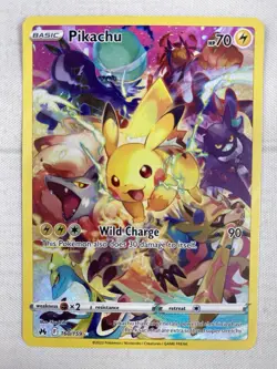 Pokemon TCG Pikachu 160/159 Crown Zenith Full Alt Art Secret Rare Holo NM - Image 1