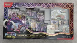 Pokemon Paldean Fates Great Tusk ex & Iron Treads ex Premium Collection - Image 1