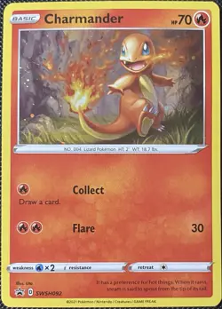 Charmander SWSH092 SWSH: Sword & Shield Promo (Cosmos Holo) Pokemon - Image 1