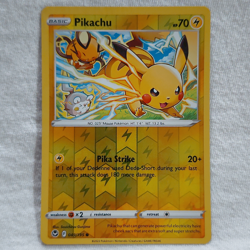 Pikachu #49 Silver Tempest Reverse Holo Pokemon TCG - Image 5