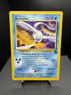 Pokemon TCG WOTC Articuno 22 Black Star Promo Aoki Error NM! - Image 1
