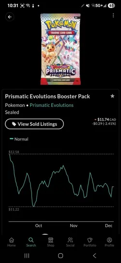11 Pokemon PRISMATIC EVOLUTION PACKS from Figure Collection Box JUST THE PACKS - Image 2